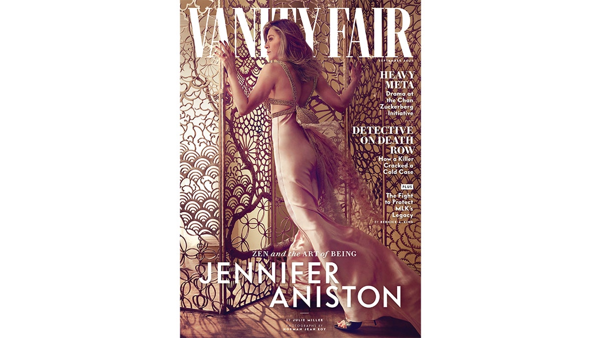 Jennifer Aniston on the cover of Vanity Fair