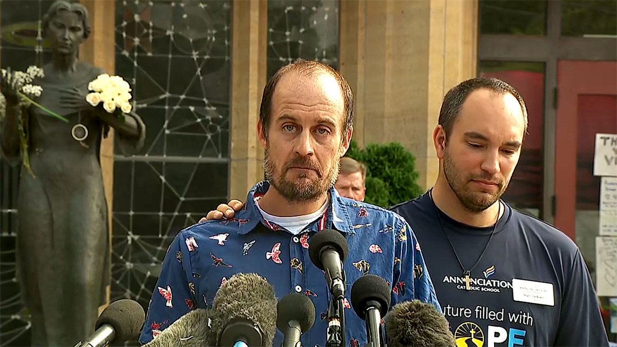 Jesse Merkel gives family statement after losing son Fletcher in Minnesota Catholic Mass shooting