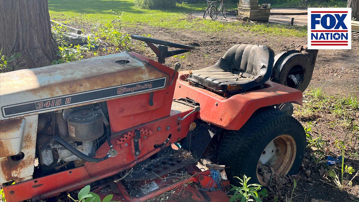 jimmy-hoffa-tractor Jimmy Hoffa's Lake Ori House is protected with original furniture intact