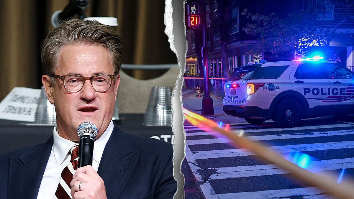 Joe Scarborough speaking and DC crime scene