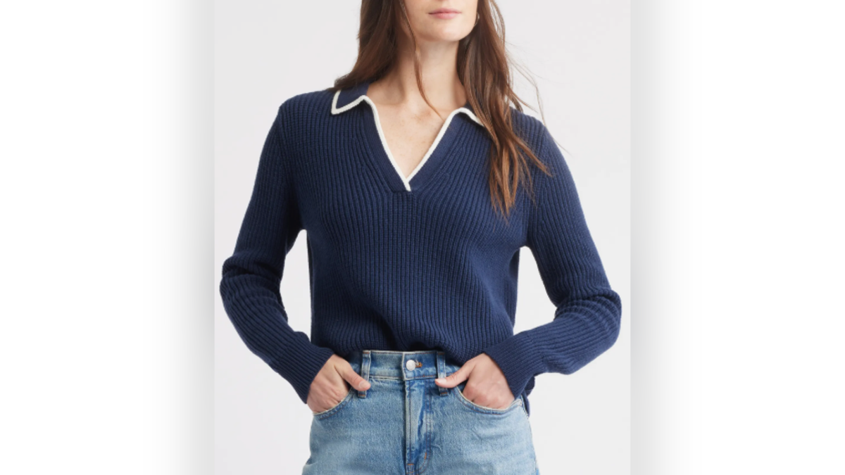 This sweater combines the best of both worlds.