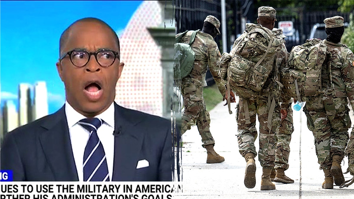 Jonathan Kibahart with the mouth of the mouth, the National Guard forces walk in the capital