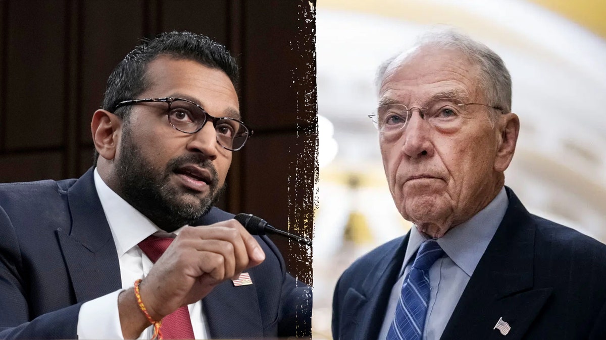 FBI Director Kash Patel, (l.)., and Sen. Chuck Grassley, R-Iowa, (r.) have been on the Russiagate hoax for nearly a decade.