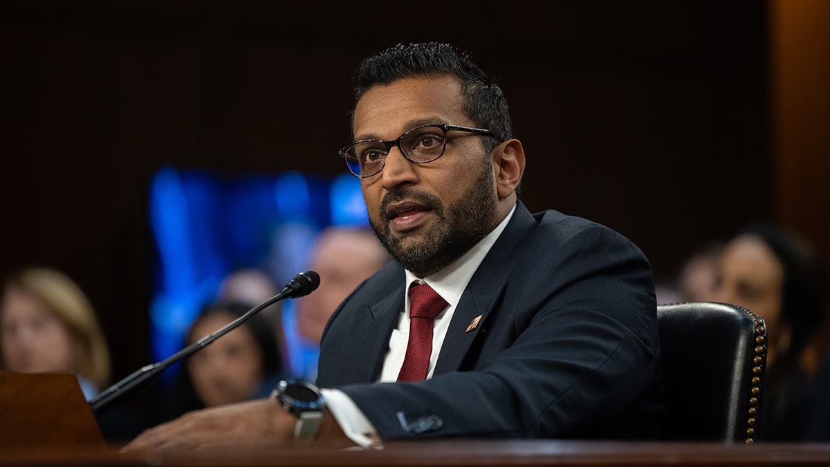 Kasj Patel speaks to Congress