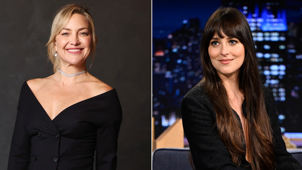 Kate Hudson ve Dakota Johnson'ın bir bölünmesi.
