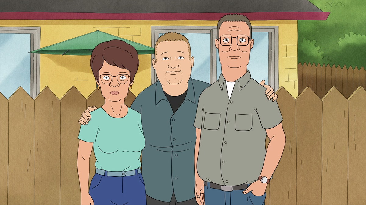 Peggy, Bobby and Hank Hill from "King of the Hill"