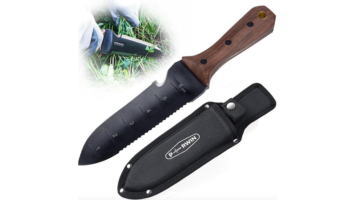 A gardening knife is an all-around tool that helps you dig and harvest.
