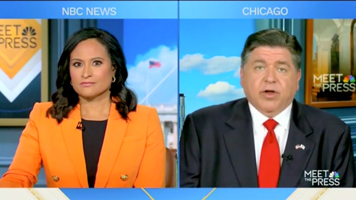 Kristen Welker and JB Pritzker
