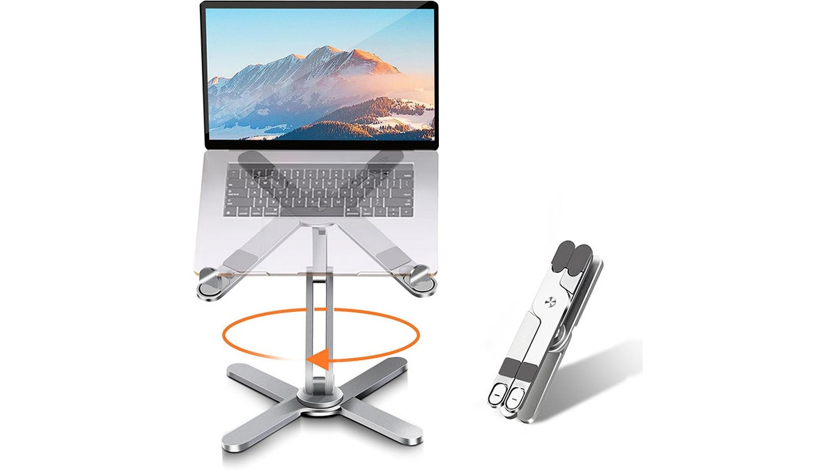 Work smarter with this laptop stand.