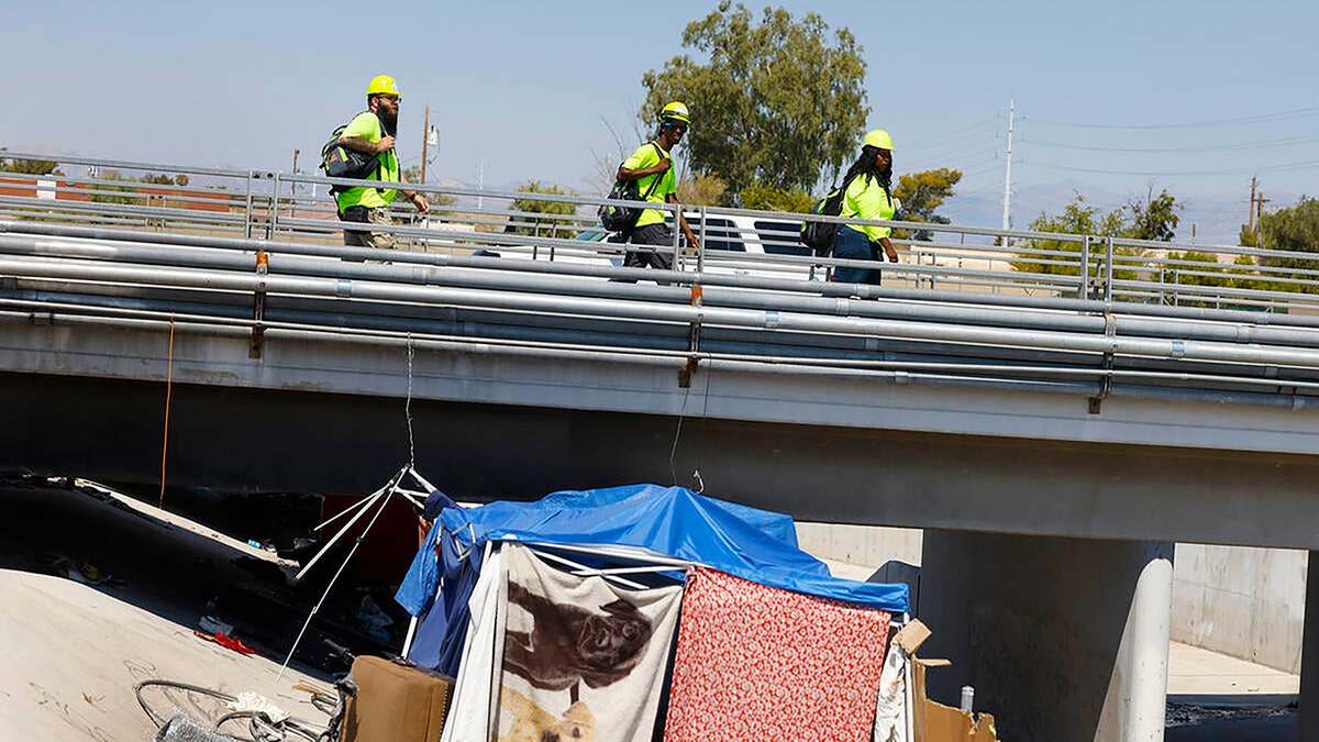 Las Vegas homeless encampment