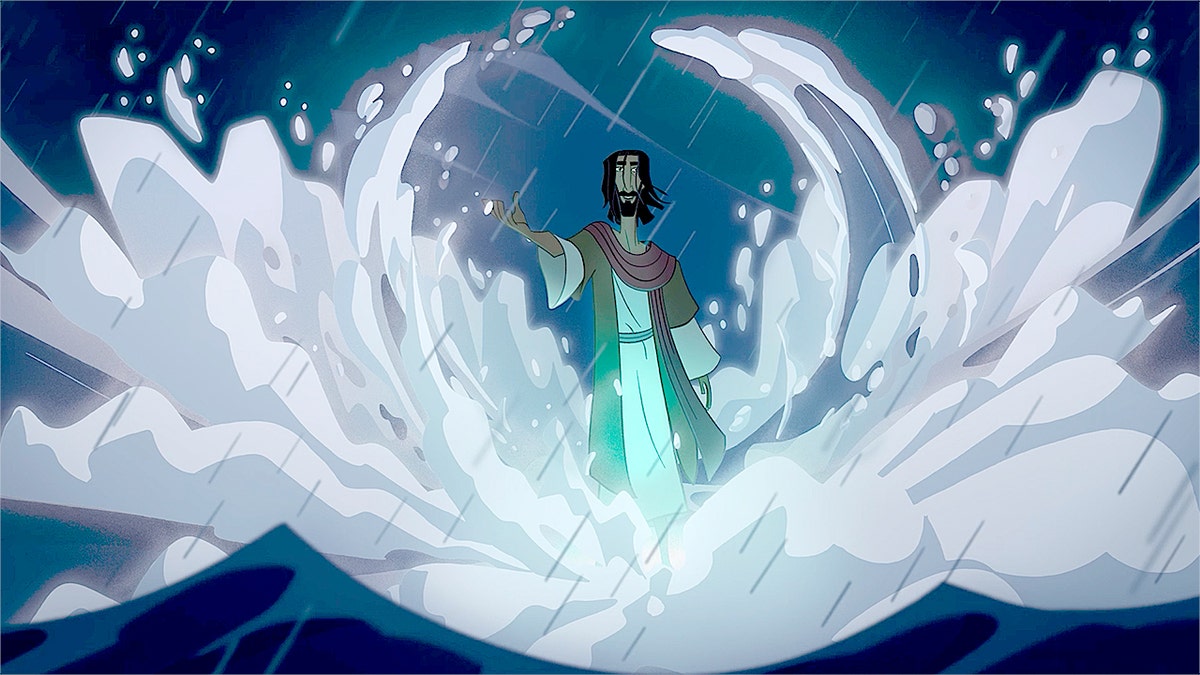Jesus walking on water in film, 'Light of the World'
