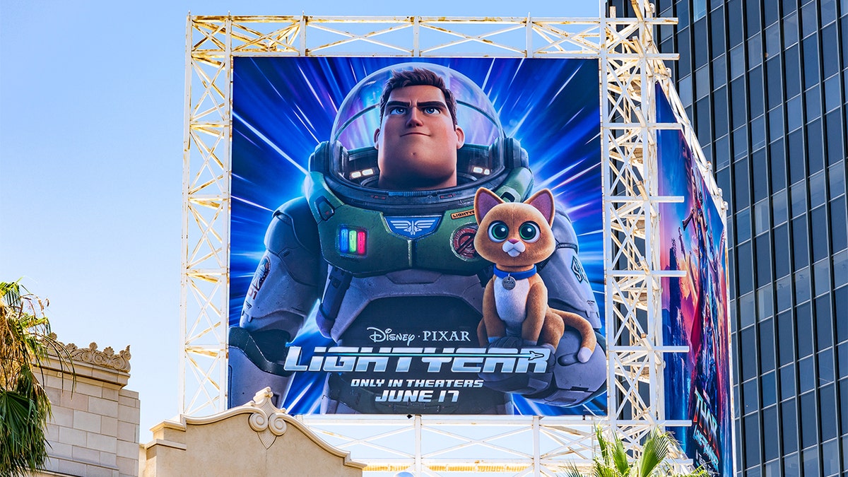 Billboard of 'Lightyear' movie