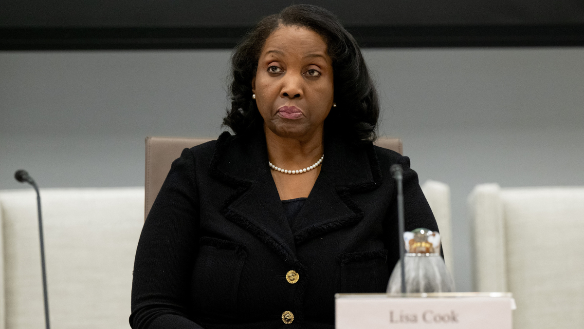 Lisa Cook, member of the Board of Governors of the US Federal Reserve, attends a Federal Reserve Board meeting