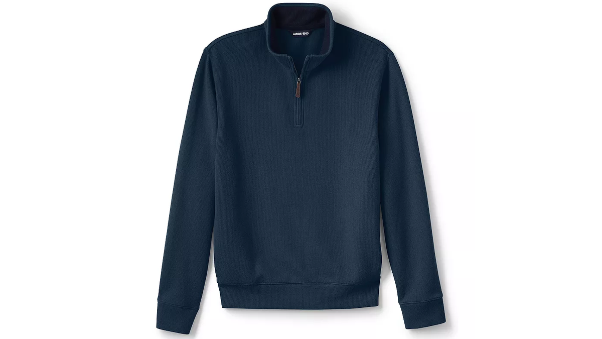 Try a classic quarter-zip look for the fall.
