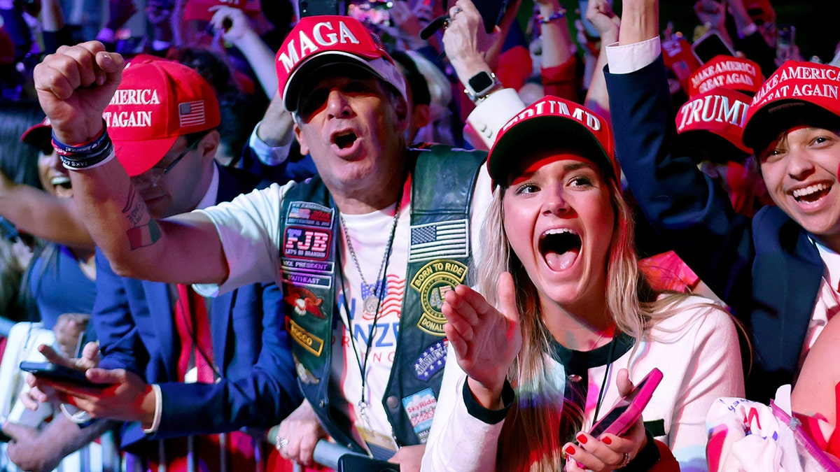 Margo voters celebrate at a rally
