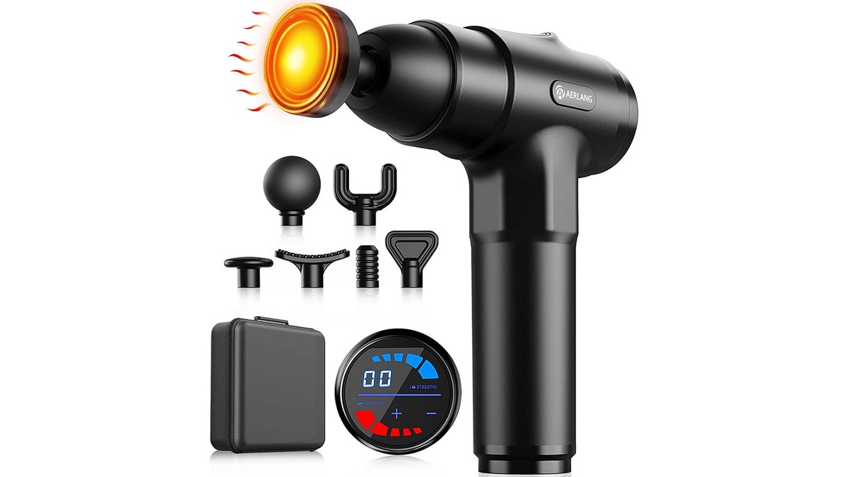 This deep tissue massager is perfect for pain relief.