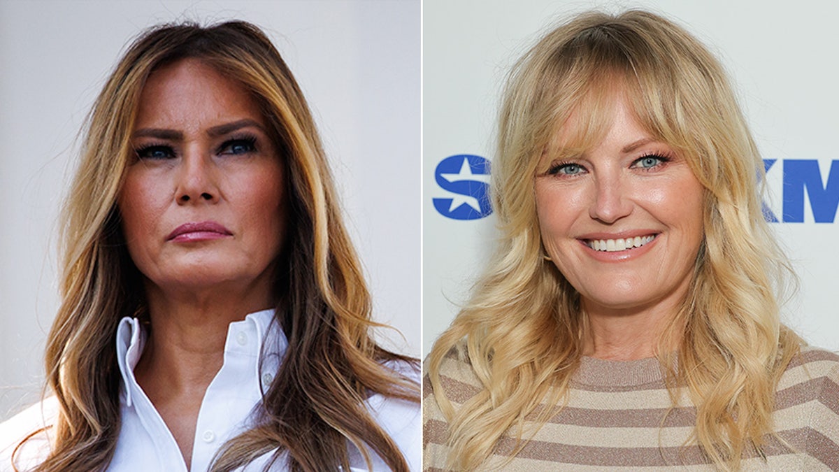 Melania Trump and actress Malin Ackerman