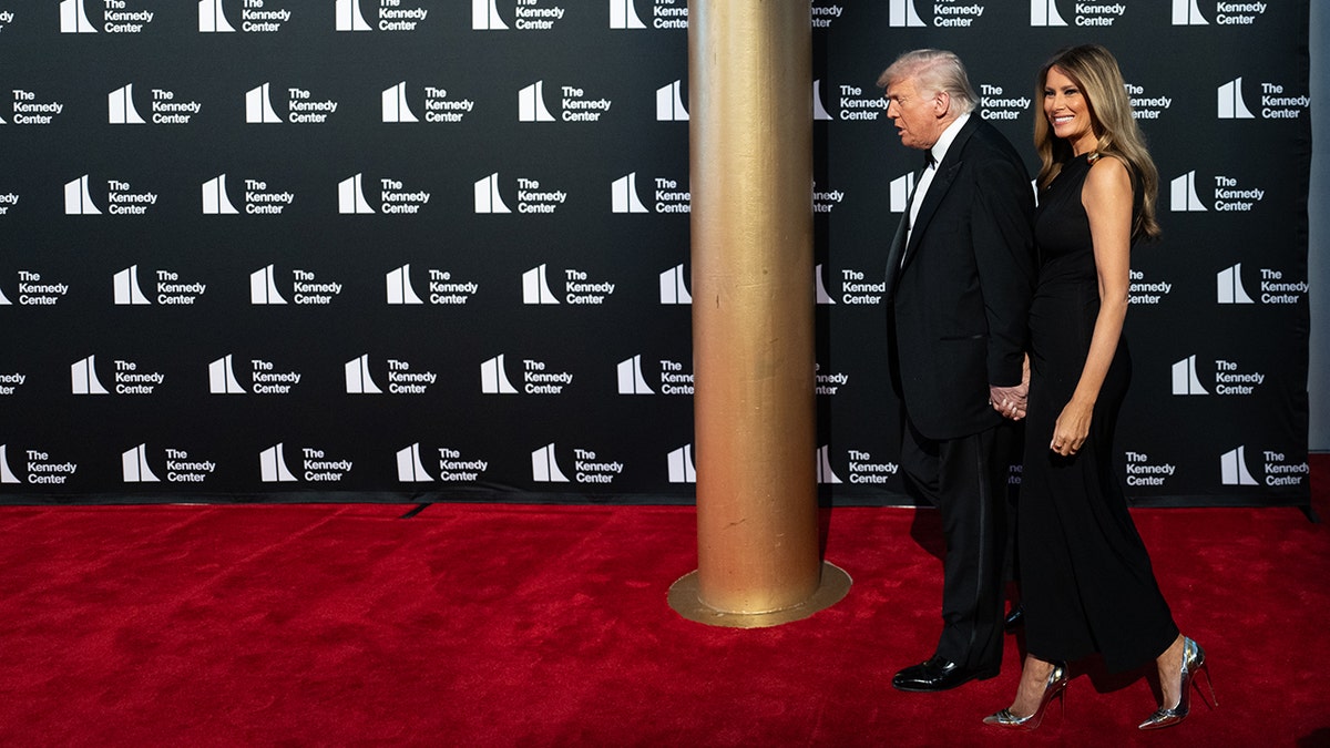 President Donald Trump and First Lady Melania Trump kennedy center