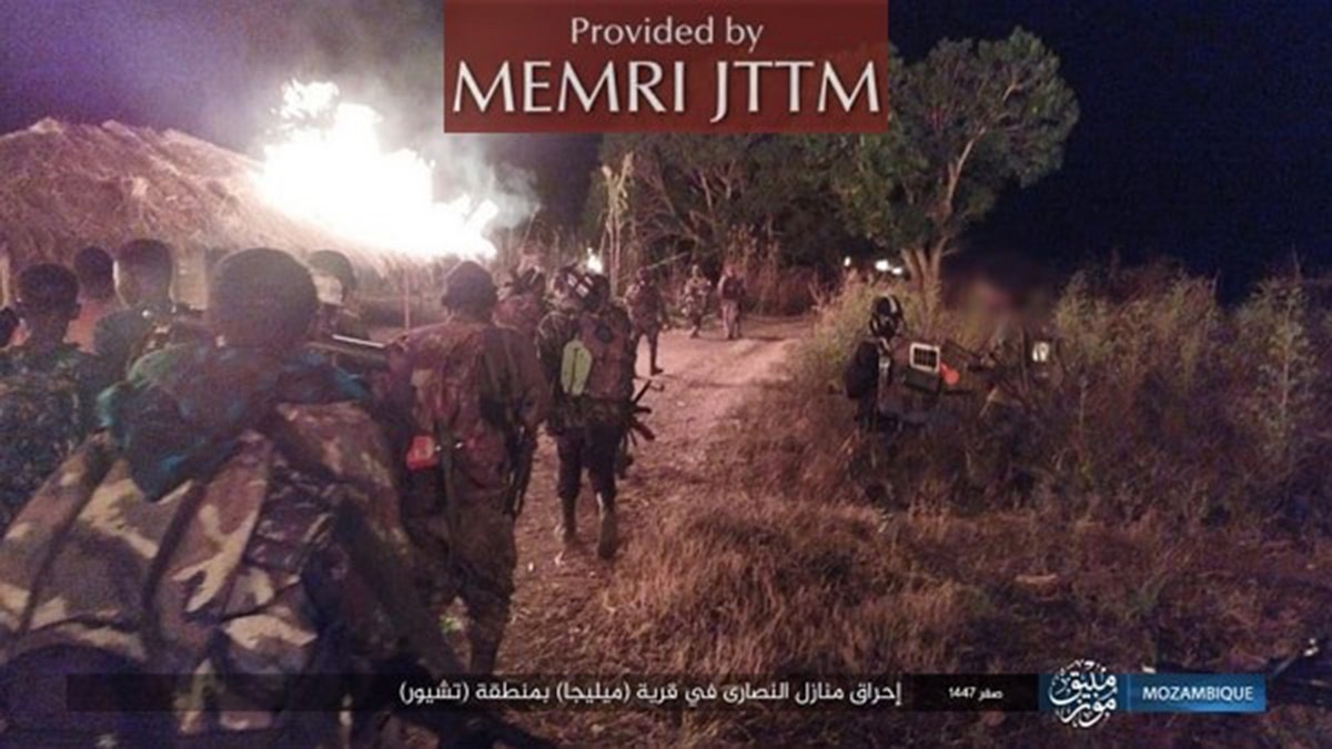 ISIS operatives raided Christian villages and burned homes in Mozambique.