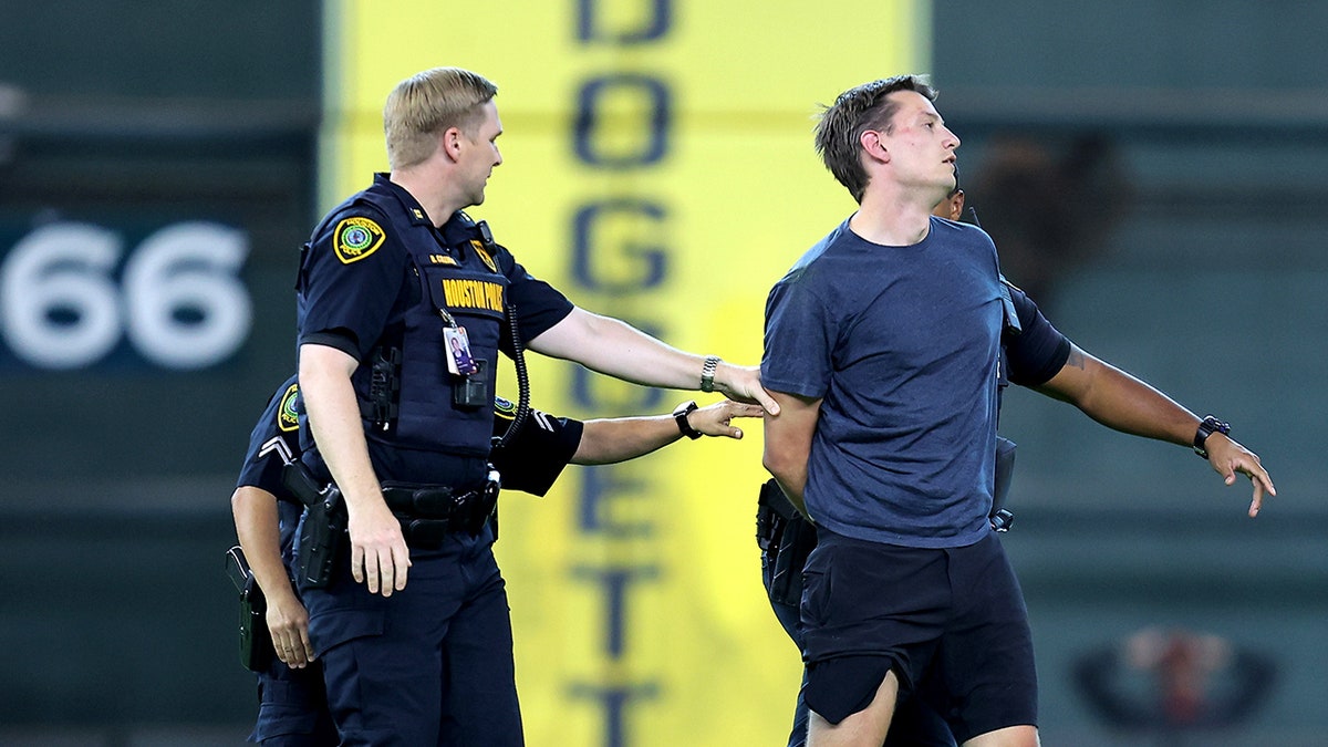 Security takes away the fan