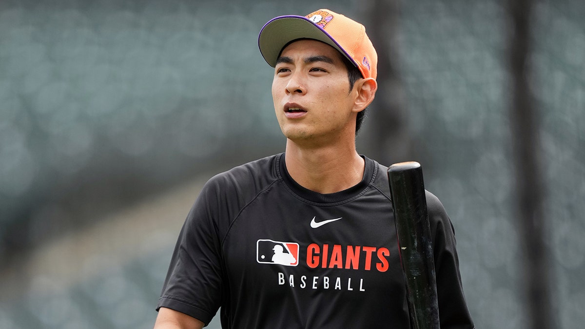 Jung Hoo Lee在Oracle Park