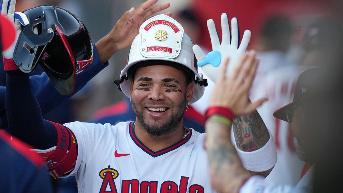 Yoan Moncada after home run