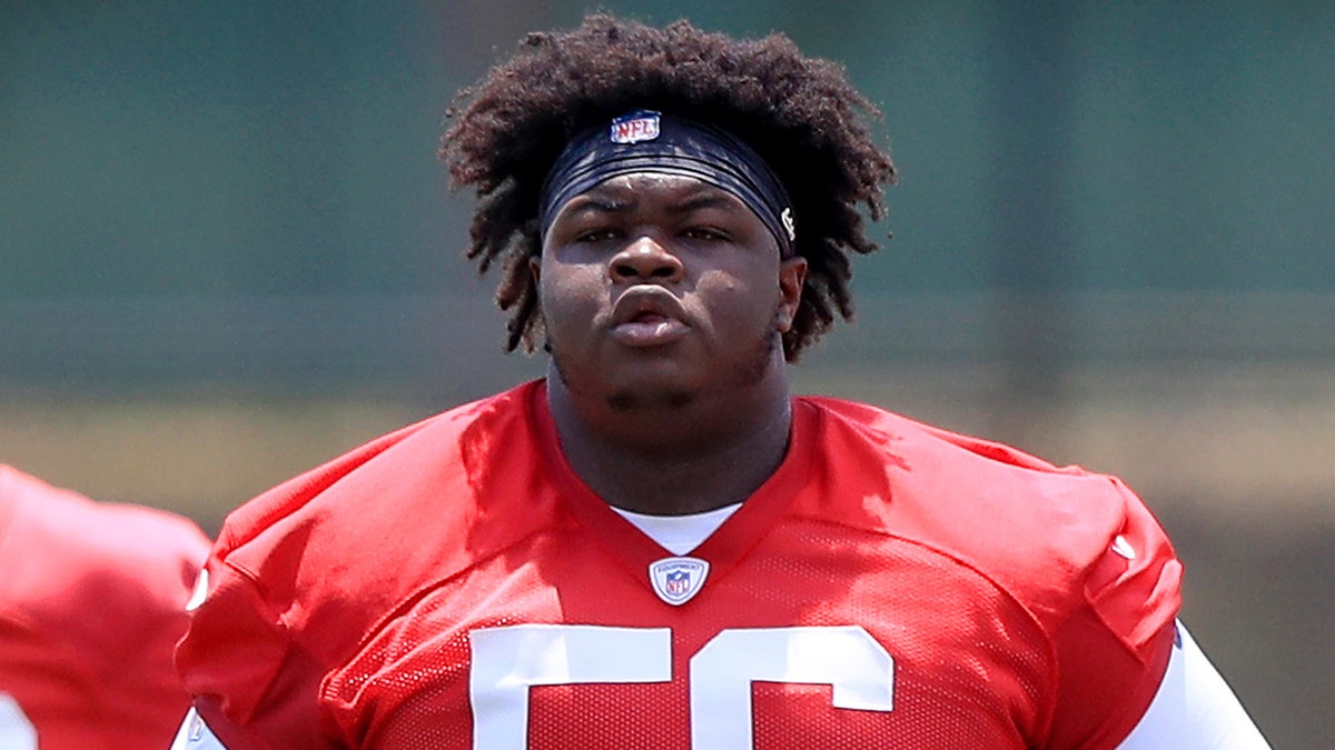 Desmond Watson at training camp