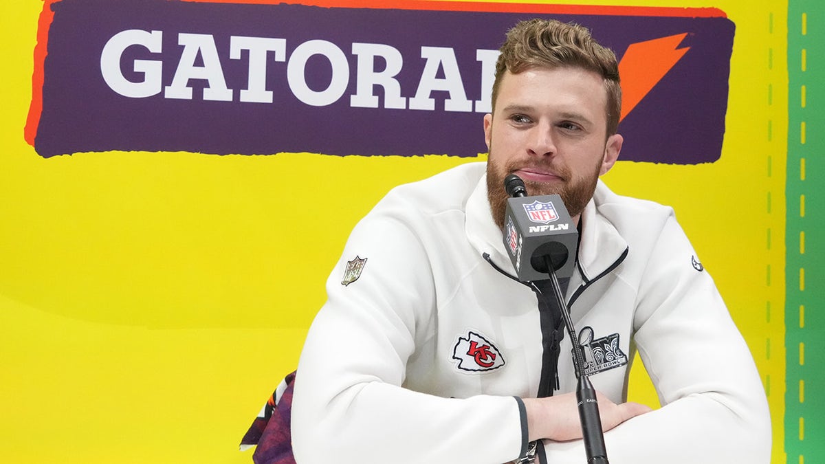 Harrison Butker at the Super Bowl
