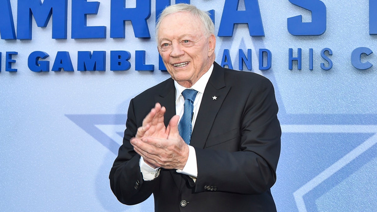 Jerry Jones at a Netflix premiere