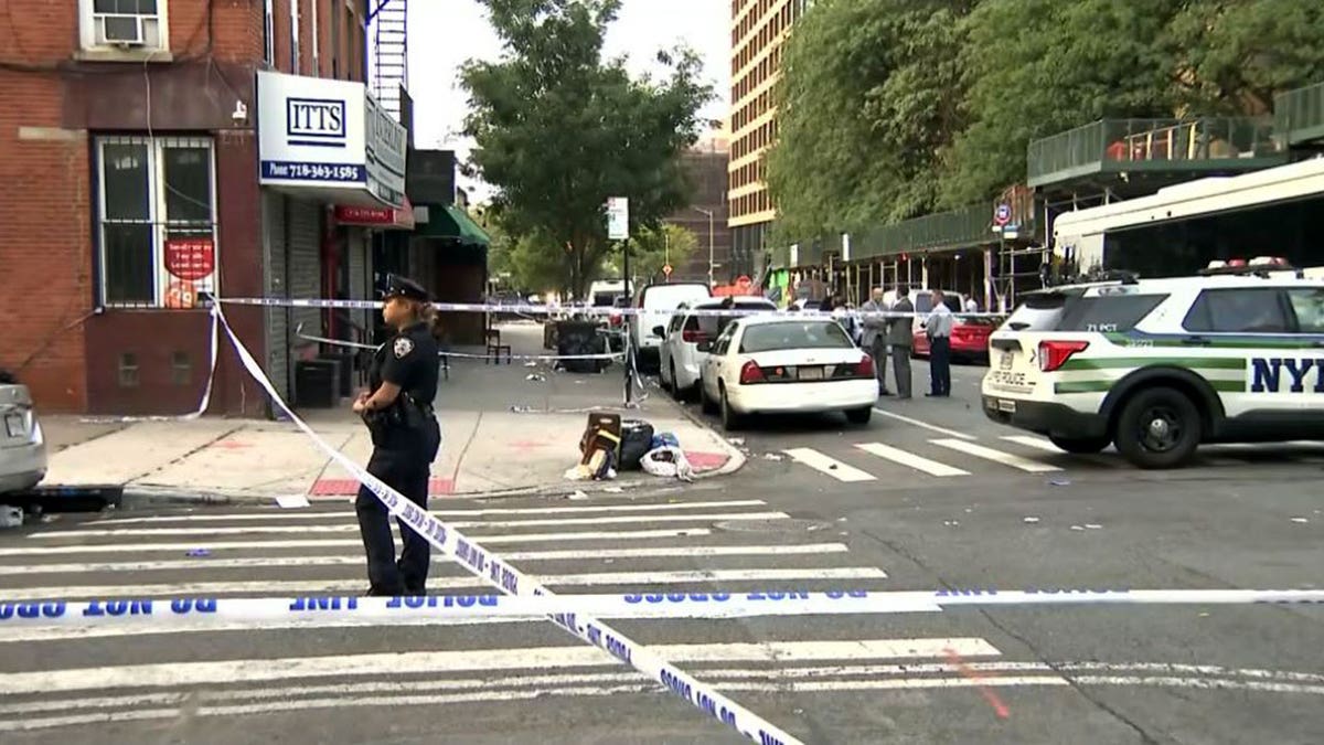 NYPD at scene of shooting