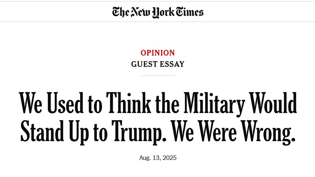New York times headline screenshot