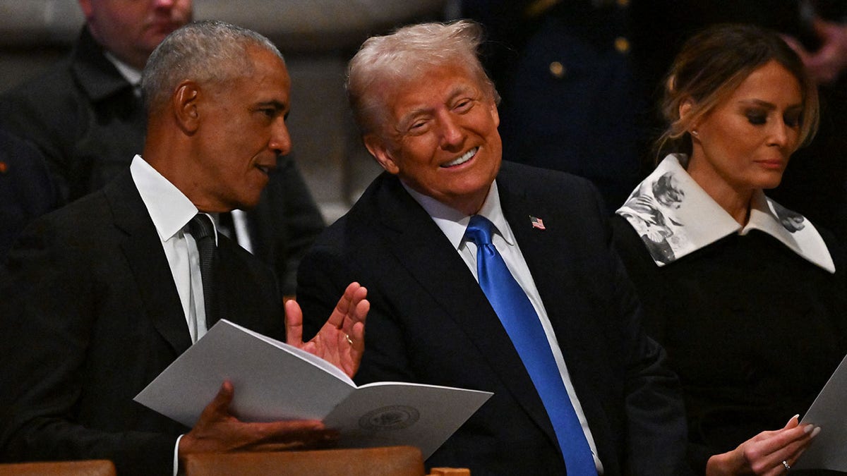 Former President Barack Obama and President Donald Trump