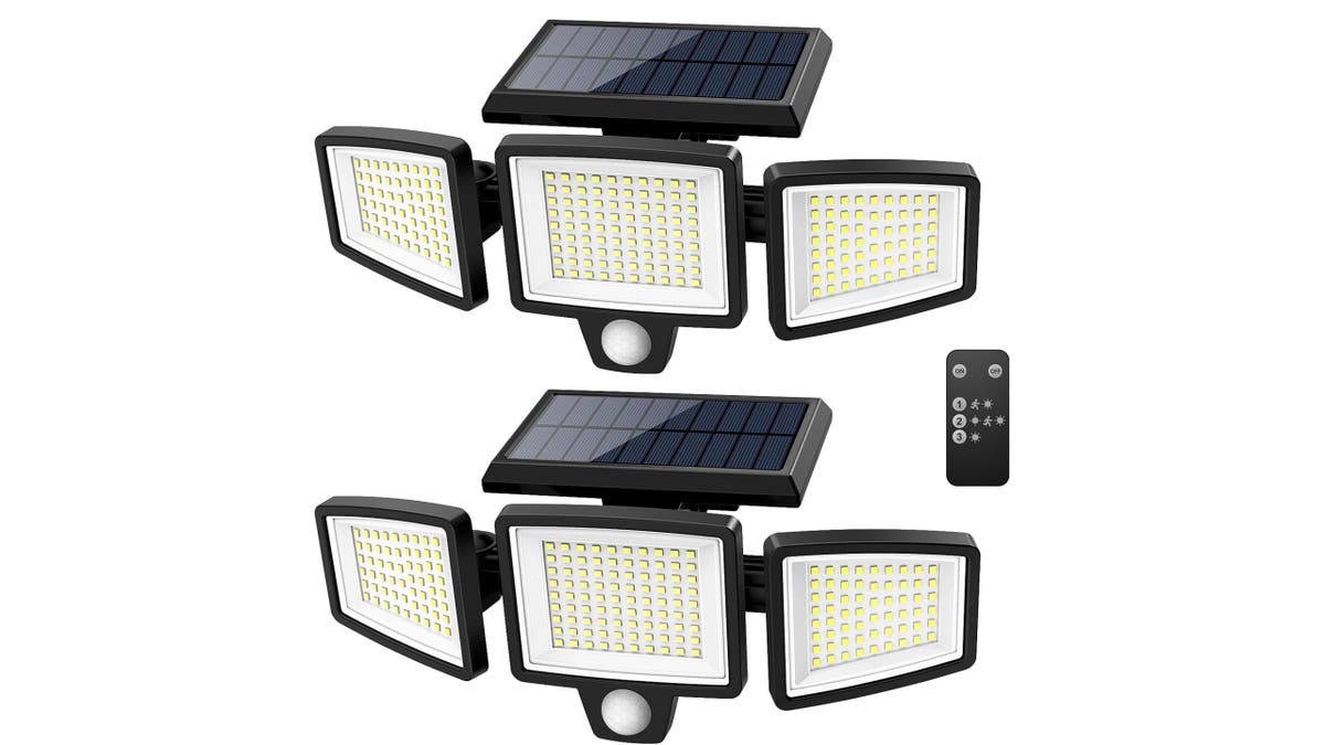 These lights activate when they detect motion.