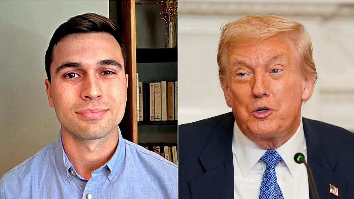 DC staffer Phillip Todd and Donald Trump in a split image