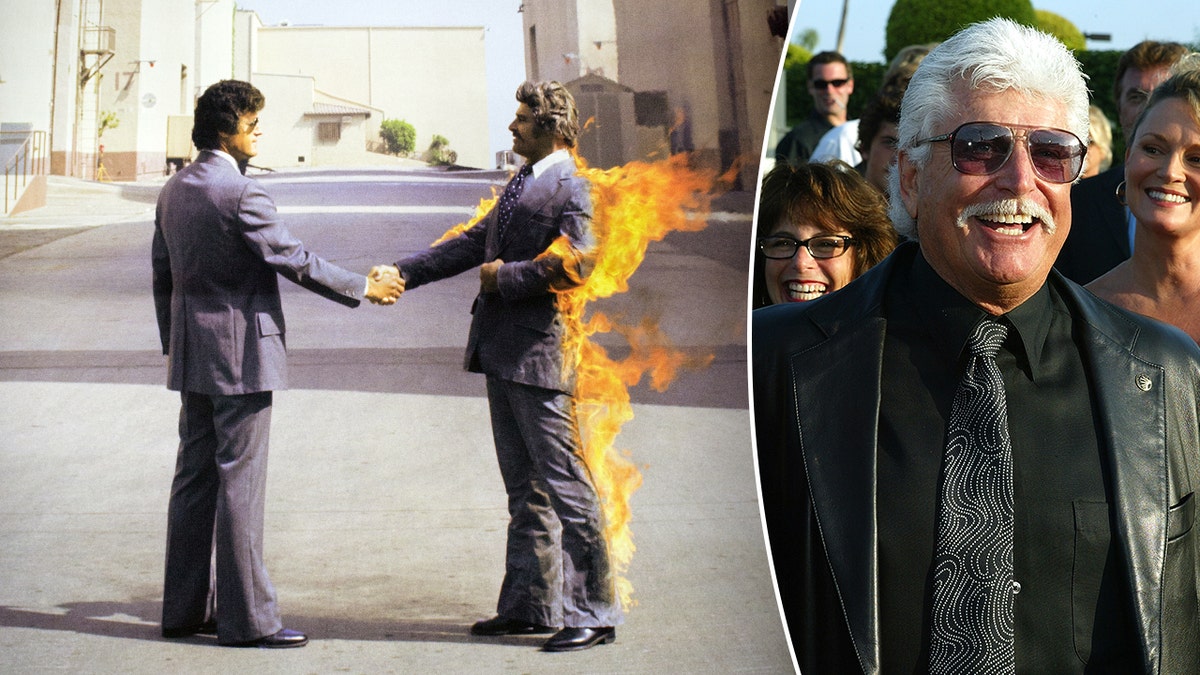 Split image of Wish You Were Here photo, Rondell smiling
