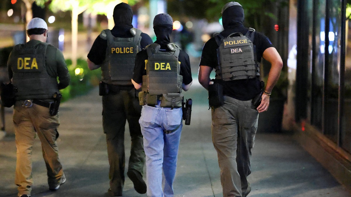 DEA officers patrolling streets of Washington DC