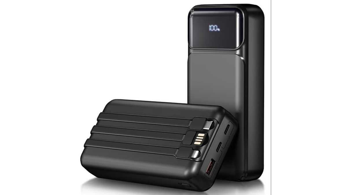 Get a set of three different cables built into this charger. 