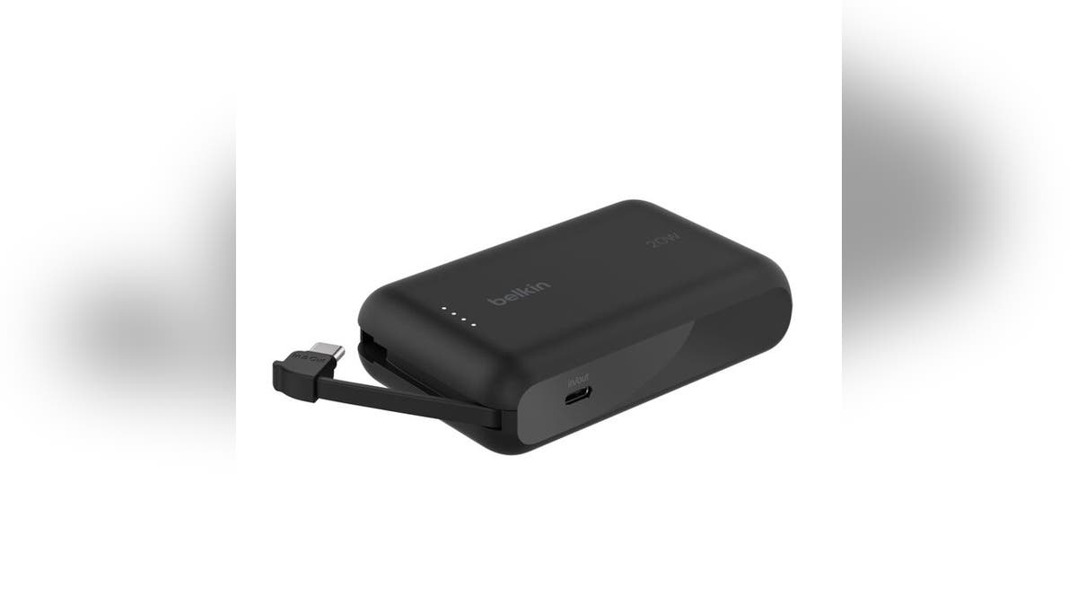 Charge two devices at once with this Belkin power bank. 