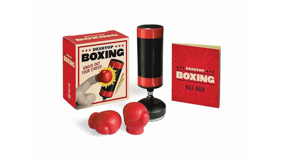Address workplace stress with a punching bag.