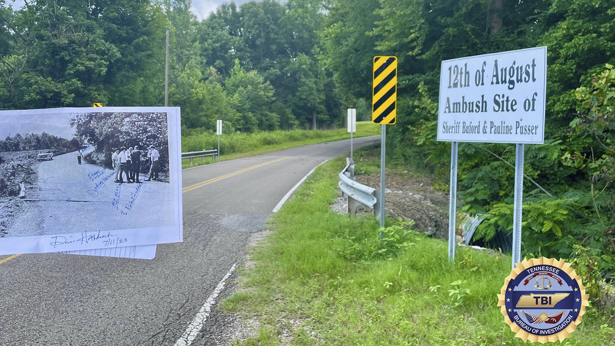Rural Tennessee road in Guys where Sheriff Buford Pusser claimed his wife was killed in 1967, photo provided by TBI.