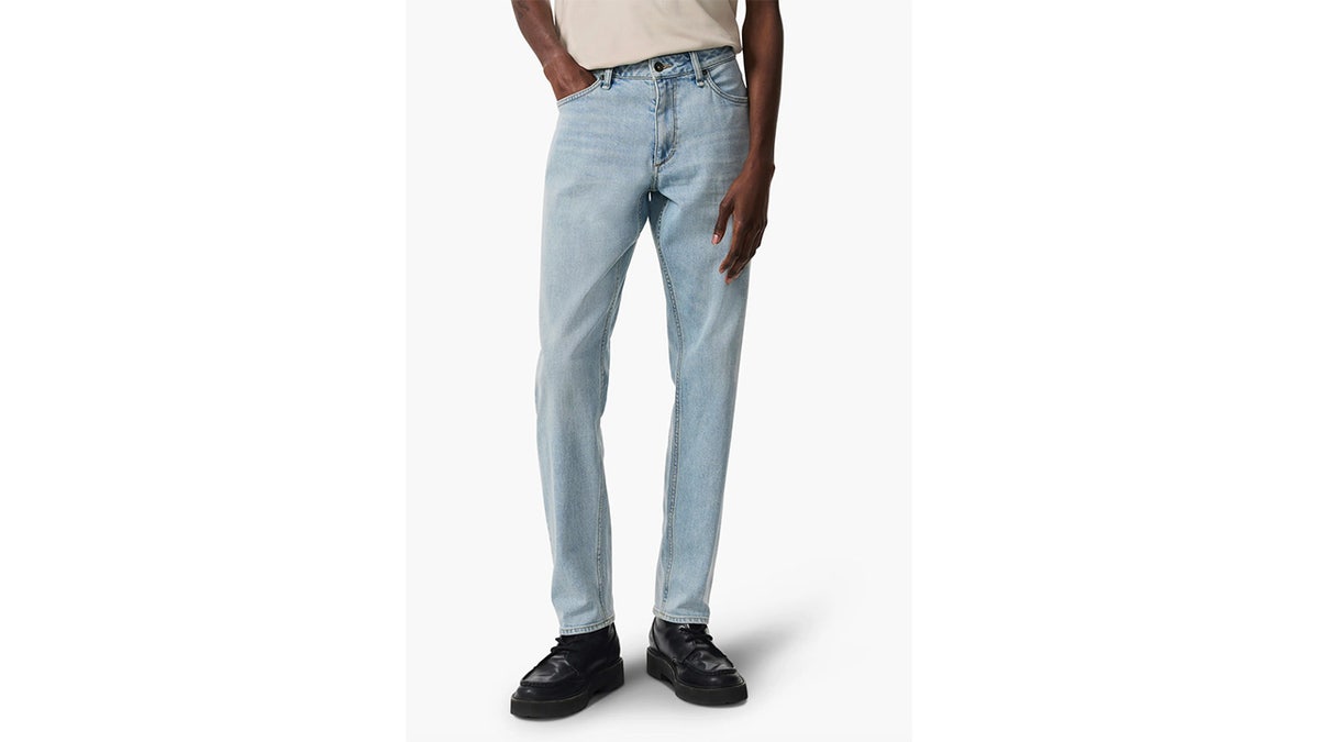These jeans combine the brand's signature style with a flexible, comfortable fit.