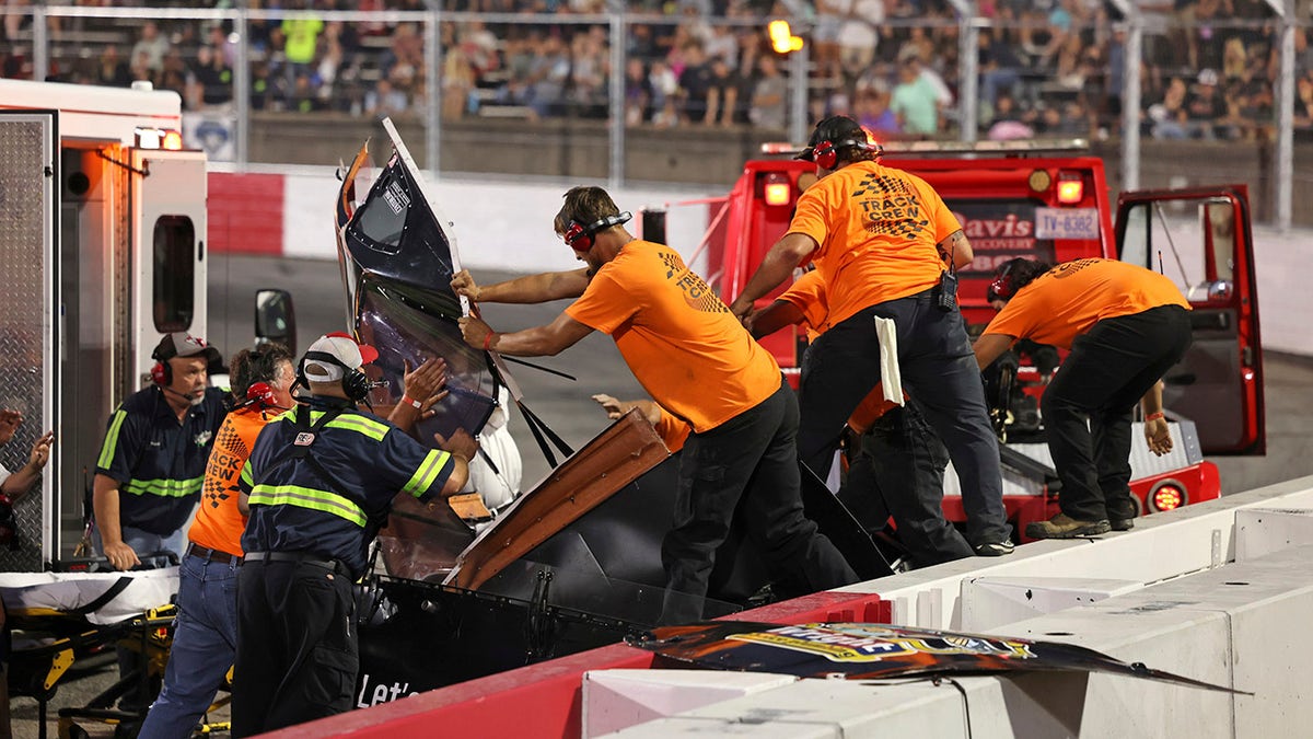 Robbie Brewer suffers medical emergency on track