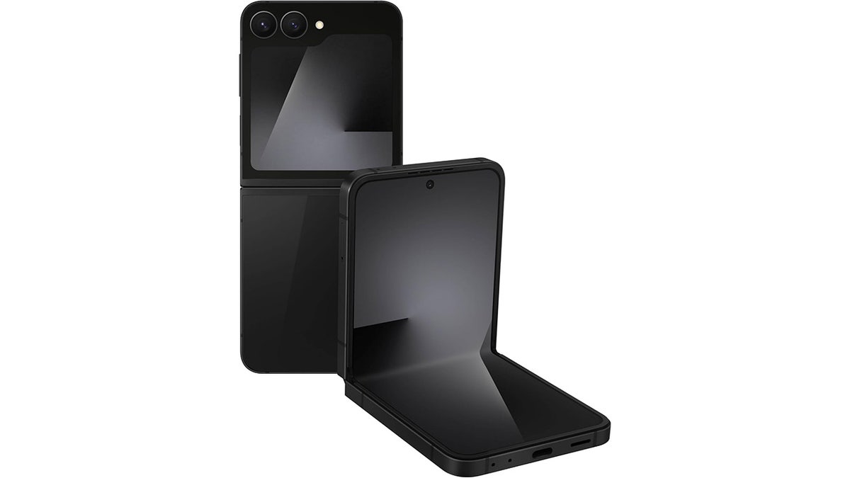A unique twist on the classic flip phone.