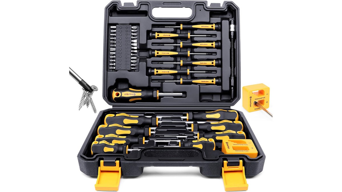 Get a set of flat head and Philips head screwdrivers so your bases are always covered. 