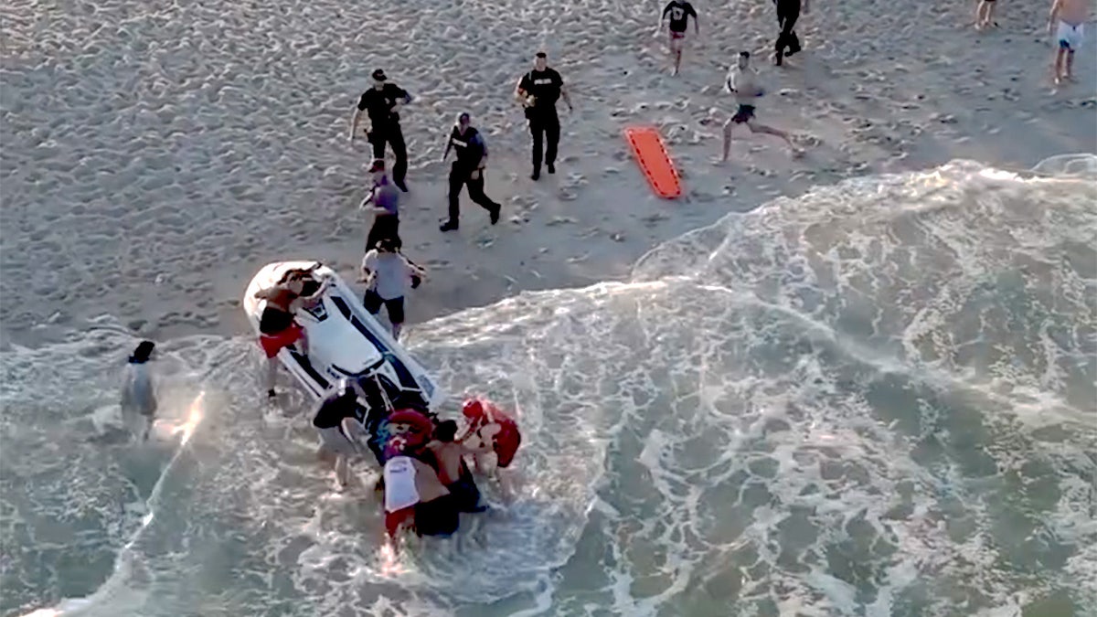 At approximately 6:55 PM, Seaside Heights Fire Department was dispatched along with others for a report of multiple swimmers in distress off Webster Avenue Beach in Seaside Heights.