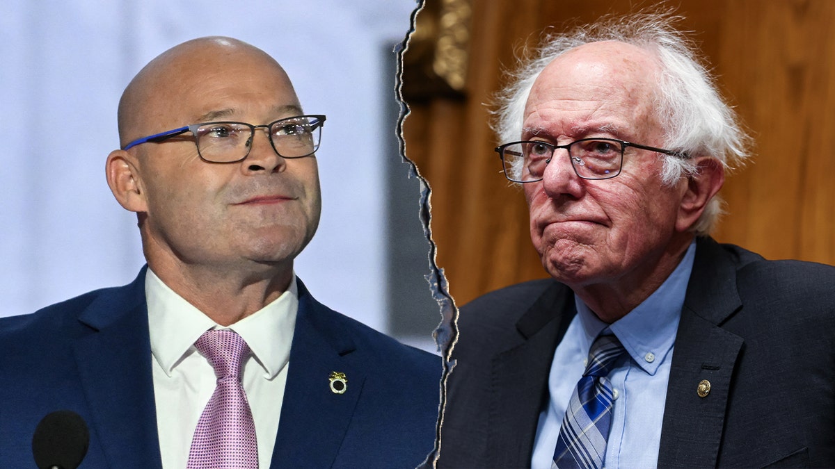 Sean O'Brien and Bernie Sanders