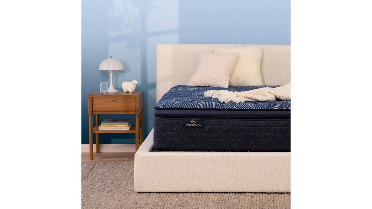 Cool down while you sleep with a Serta Perfect Sleeper. 