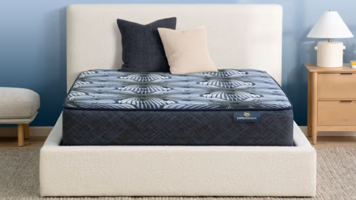 This extra-firm mattress is ideal for sleepers with back pain. 