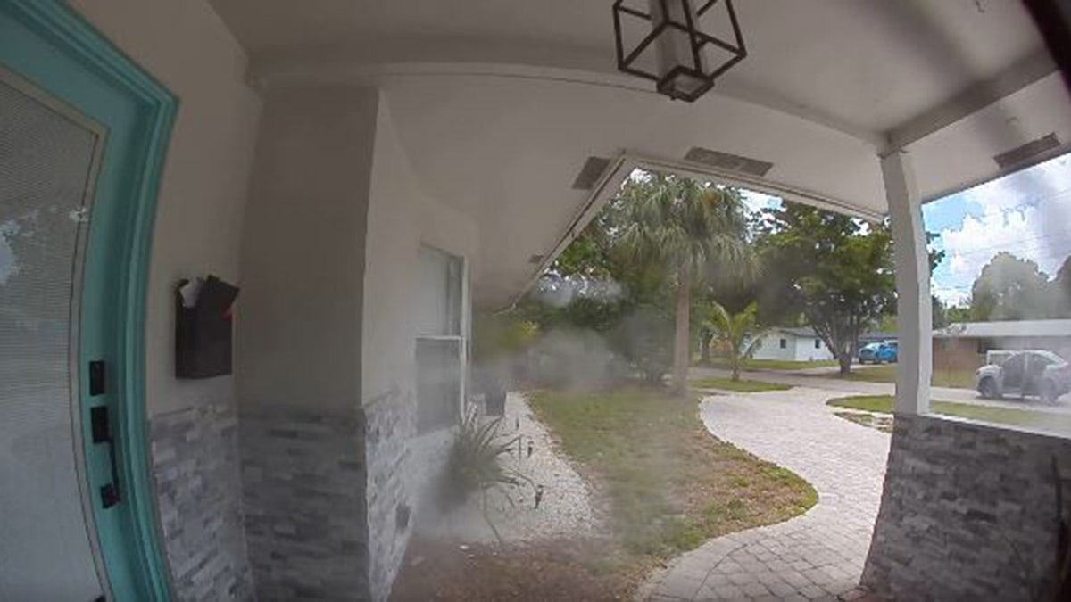Bullets flying at home