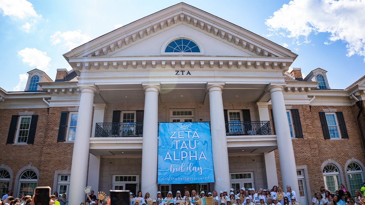Zeta Tau Alpha sorority home at the University of Alabama